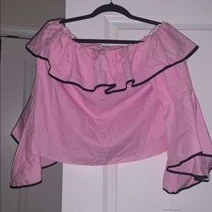 Brand NEW w/tags Zara ruffle sleeve  shirt!!💞💓